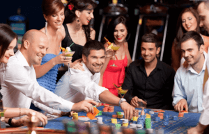Casino gamblers playing high roller games in New Zealand