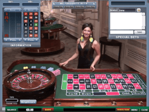 Live Dealer Roulette.