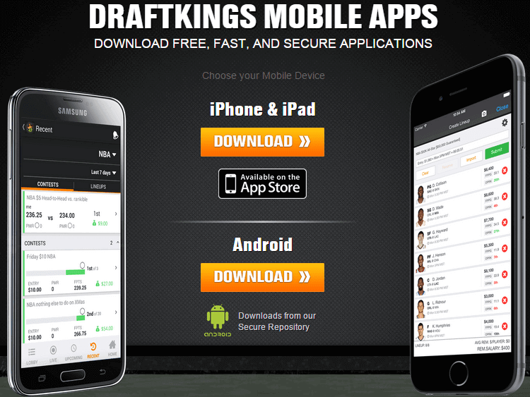 DraftKings Mobile App