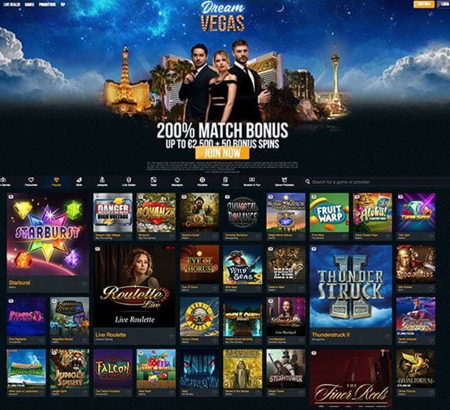 Dream Vegas Reviews & Ratings NZ Get 2500 + 50 Free Spins